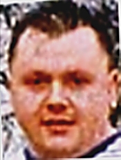 Levi Bellfield in June 1996 shortly before the Chillenden Murders at 28 years old. Notice particularly the 'chubby cheeks' and 'spikey' hair.